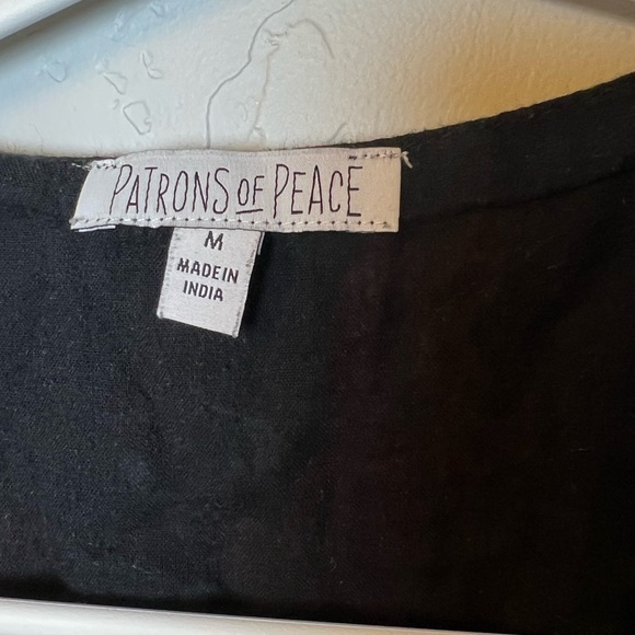 Patrons of Peace Floral Print Rose Maxi Wrap Dress - Picture 3 of 4